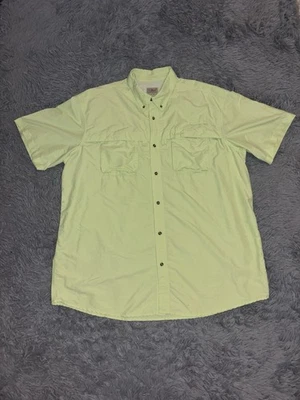 L.L. Bean Men’s Size 2XL Green Vented Fishing Button Down Shirt Outdoor Pockets - Image 1 of 4