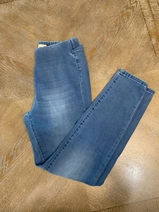 Weiche Umrandung kleine Jeanshose zum Überziehen blau Taille 30” Schrittlänge 28” - Bild 1 von 7