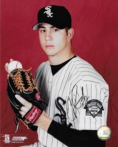 JON GARLAND 'CHICAGO WHITE SOX' WORLD SERIES PITCHER SIGNED 8X10 PICTURE - Picture 1 of 1