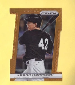 2013 Panini Prizm LOGAN MORRISON Orange Die Cut Prizm Refractor 1/60 SP 1/1 - Picture 1 of 2