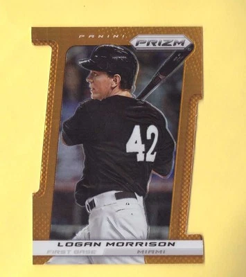 2013 Panini Prizm LOGAN MORRISON Orange Die Cut Prizm Refractor 1/60 SP 1/1 - Image 1 of 2