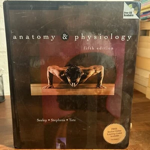 Libro de texto de anatomía y fisiología quinta edición tapa dura Seely Stephens Tate (S1.9) - Imagen 1 de 10