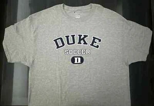 Duke University Blue Devils SOCCER Short Sleeve T-Shirt by Champion Men's XL NEW - Picture 1 of 8