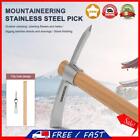 Outdoor Stainless Steel Pickaxe Gardening Pick Axes for Emergency Survival
