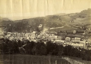 France Auvergne La Bourboule & Le Mont Dore Panorama Old Photo 1890 - Foto 1 di 3