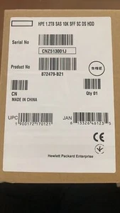 NEW 1.2TB 10K 12G SAS DS HDD with Tray for HPE Server 872479-B21 872737-001 - Picture 1 of 9