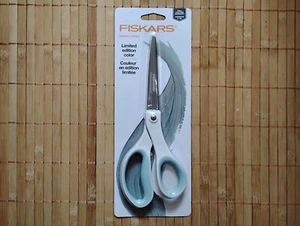 8" Fiskars Non-Stick Premier Softgrip Titanium Straight Scissors 154133-1002 - Picture 1 of 3