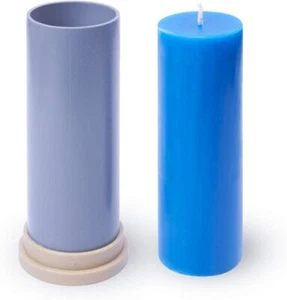 Cylinder Plastic Candle Mold, Candles Wax Making Pillar Mold, DIY Mould Crafts - Picture 1 of 59