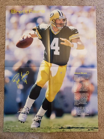 Sports Illustrated For Kids Brett Favre Poster Cover