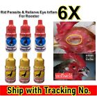 6X Rooster Chicken Treatment Eye Inflammation & Rid Parasite Gamecock Poultry