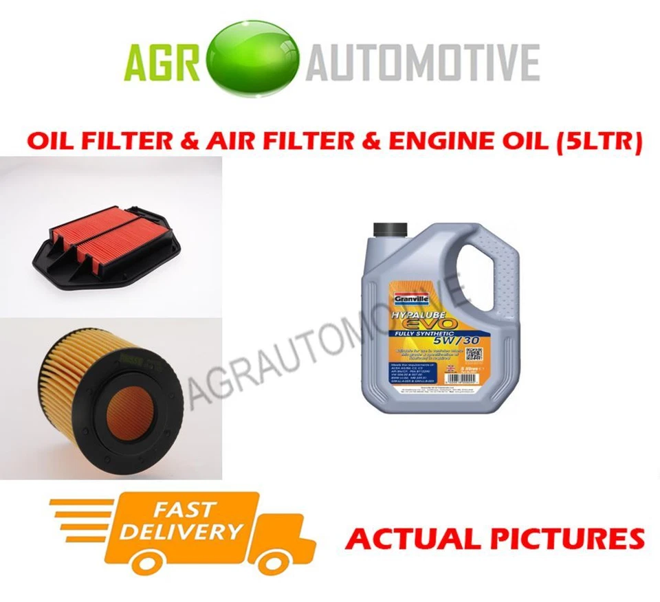 FOR HONDA CIVIC 1.7 101 BHP 2001-05 OEM DIESEL OIL AIR FILTER KIT + VL 5W30 OIL - Imagem 1 de 1