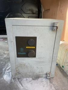 Used White Chubb Floor Safe - Picture 1 of 2