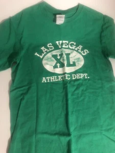 Las Vegas Athletic Department T Shirt Green Small Sh2 - Picture 1 of 2
