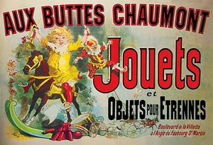 Aux Buttes Chaumont Jouets et Objets Friends TV- 17"x 22" Fine Art Print - 00268 - Picture 1 of 1