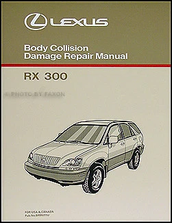 Lexus RX 300 Body Manual 1998 1999 2000 2001 2002 RX300 Collision Repair Shop - Image 1 of 1