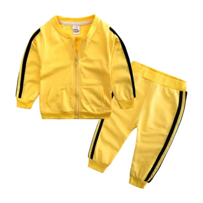 KIDS KEXINS Kids Casual Sports Fashion Jacket And Trousers Two-Piece Set