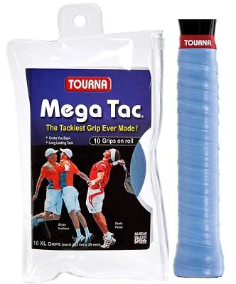 Tourna Mega Tac XL - blau - 10er-Pack Overgriffe - Tennis