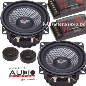 AUDIO SYSTEM Radion R100 10cm 2-Wege Auto Lautsprecher Set PKW Boxen 220 Watt - Bild 1 von 1