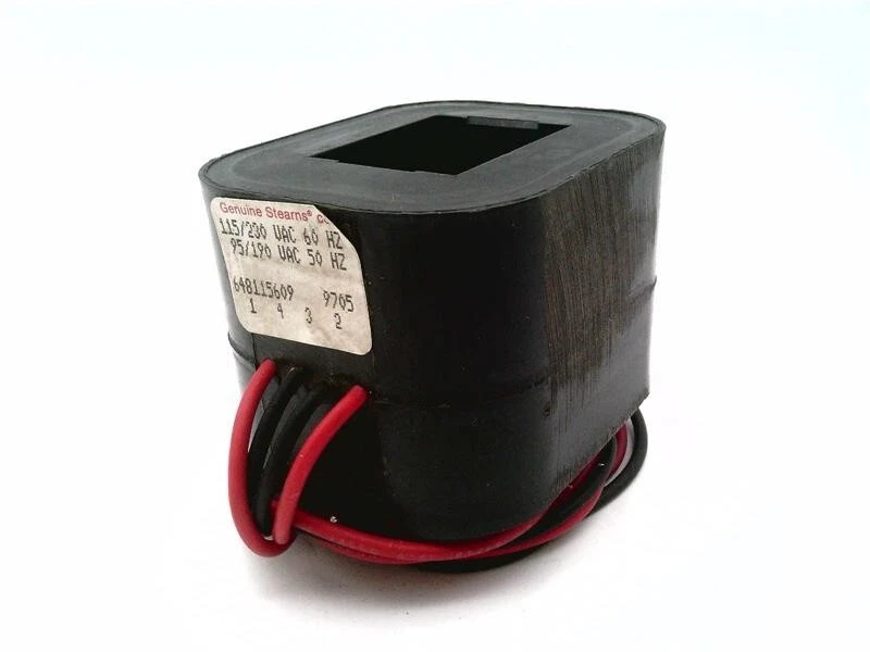 STEARNS,648115609,COIL 115/230VAC 60HZ NOS - Image 1 of 1