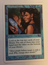 MTG Magic The Gathering - Sleight of Hand - Seventh Edition (7th) - LP