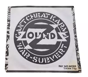 Zounds Cant Cheat Karma 1980 UK45 421984/3 Crass Records Vinyl Single - Picture 1 of 7