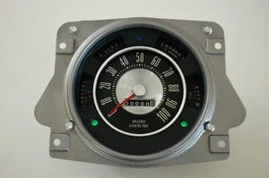 66-77 Ford Early Bronco gauge cluster speedometer Unleaded Gas Only Restored - Picture 1 of 3