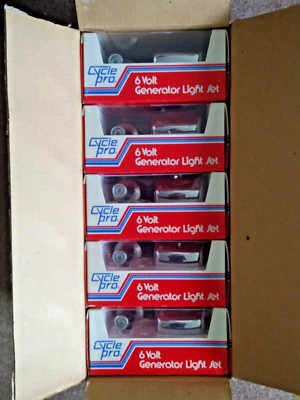 Generador/luz/luz trasera/soportes para bicicleta, la caja principal incluye CINCO (5) kits en caja. Foto 1 de 4