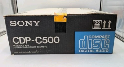 NIB Sony CD Player CDP-C500 5 Disc Changer Compact Disc Player - Image 1 of 4