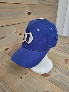 NCAA Duke University blaue Kappe Zephyr tailliert Logo Mütze Herren Large 7 3/8 Maskottchen - Bild 1 von 7