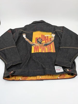 Chaqueta vaquera vintage PLATINUM FUBU 3XL Muhammad Ali redonda 1 años 2000 boxeo Foto 1 de 4