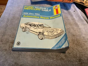 Haynes Repair Manual Ford Taurus & Mercury Sable 1986 - 1994 - Picture 1 of 3