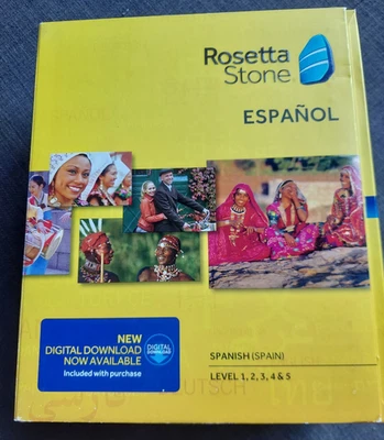 Rosetta Stone Español Spanish Audio CD Set Level 1-5 Spanish CD ROMS -NO Headset - Image 1 of 4