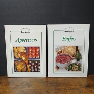 Lot of 2 Bon Appétit Hardcover Cookbooks,  Appetizers & Buffets - Picture 1 of 8