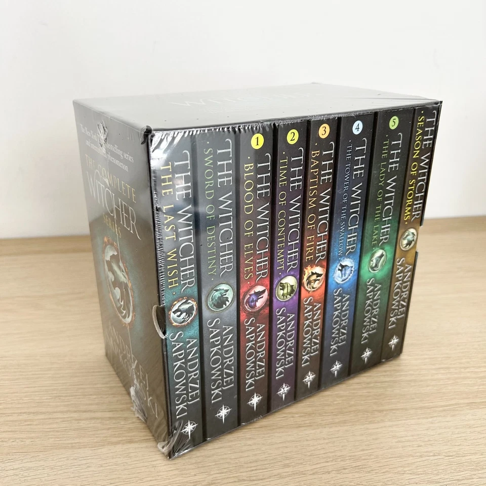 Witcher Complete Series By Andrzej Sapkowski 8 Books Boxset Paperback New Sealed - image 1 of 4