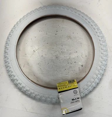 Sunlite Tire MX3 K50 16x1.75(ISO 305) BMX Tire 59299, White - Image 1 of 4