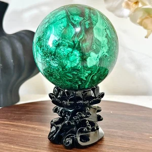 2.51LB Natural Peacock's eye Crystal Polishing Stone ball Healing - Picture 1 of 20