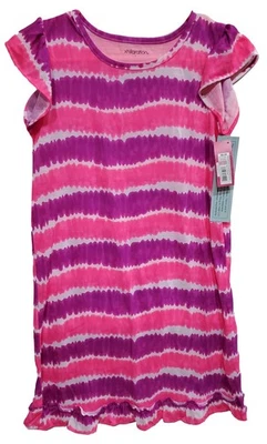 Camisón infantil sin mangas de Xhilaration NUEVO con etiquetas rosa/púrpura/blanco GRANDE Foto 1 de 4