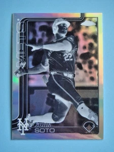2025 Topps Chrome Juan Soto Negative Refractor SP #200 NY METS - Picture 1 of 2