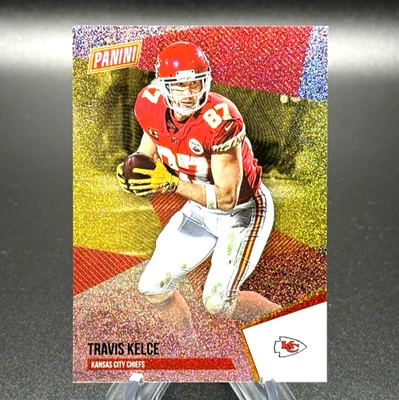 Travis Kelce 2021 Panini The National Stardust #d 4/5 SSP Kansas City Chiefs #6 - Image 1 of 4