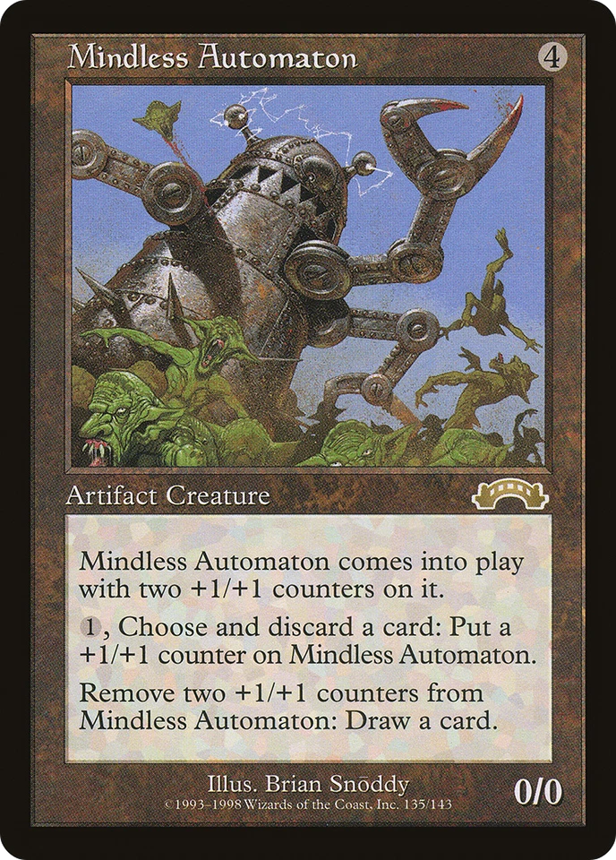 Mindless Automaton (REGULAR) x1 - MTG Exodus EXO #135 - Image 1 of 1