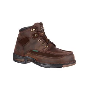 BOTAS DE TRABAJO GEORGIA PARA HOMBRE ATENAS PUNTERA LISA IMPERMEABLES G7403 M/W 8-12,13, 14 NUEVAS - Imagen 1 de 8