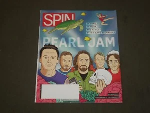 2009 OCTOBER SPIN MAGAZINE - ILLUSTRATED PEARL JAM COVER - GREAT PHOTOS - B 2086 - Picture 1 of 2