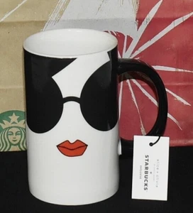 Starbucks Exclusive 2021 Limited Edition Alice + Olivia Stacey Face Mug NEW - Picture 1 of 3