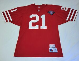 VINTAGE AUTHENTIC Deion Sanders #21 San Francisco 49ers jersey Russell size 48