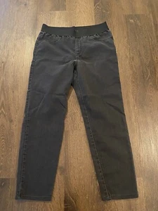 Womans Black Elastic Waist Jeans Size 14 By Karen Kane   #7 - Picture 1 of 4