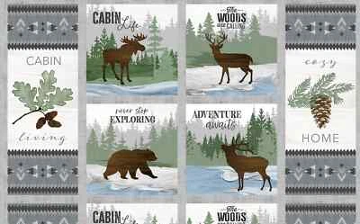 Timberland Trails 44" Wide Wilmington Prints Fabric 24 x 44 Inches