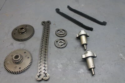 1995 YAMAHA VIRAGO 750 CAMSHAFT CAM CHAIN WITH GEARS GUIDES AND TESNIONER - Image 1 of 4