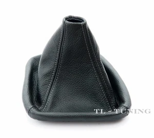 Schaltsack FADEN GRAU passend für 3er E46 Bj. 98-05 Echt Leder Schaltmanschette - Bild 1 von 1