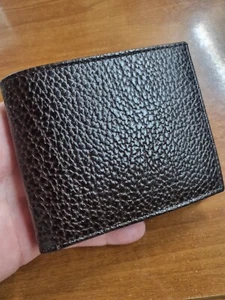 CARTERA BILLETERA HOMBRE MARRON HECHO A MANO GENUINA PIEL CUERO CARABU ROMA 46 - Bild 1 von 13
