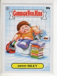 RIPPIN' RILEY TOPPS GARBAGE PAIL KIDS CARD BOOKWORMS SERIES #92A EX - Picture 1 of 1